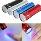 Box 24 Mini Lanterna Portátil Led Ultra Violeta Seca Unha Gel Uv