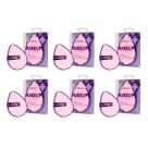 Kit 6 Esponja Demaquilante Dupla Face Makeup Easy Clean Mahav
