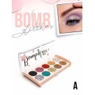 Paleta de Sombra Glitter Cor A BombGlitter Febella