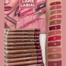 Kit 12 Lápis Labial Sarah's Beauty