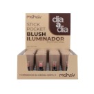 Box 24 Blush Iluminador Stick Pocket Dia a Dia Mahav