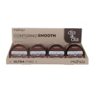 Box 24 Contorno Facial em Pó Compacto Smooth Dia a Dia Mahav 