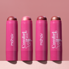 Kit 4 Blush Iluminador Stick Bastão Comfort Mahav 