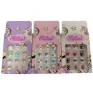 Kit Unhas Postiças Autocolantes Infantil c/ 12 Make Lolita
