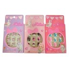 Kit Unhas Postiças Autocolantes Infantil c/ 12 Make Lolita
