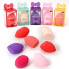 Kit 12 Esponja Gota Chanfrada Puff Média Caixinha