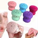 Esponja Polvo Silicone Limpeza e Esfoliante Facial Unidade,esponja, polvo esfoliante.