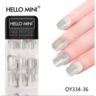 Kit Unhas Postiças Autocolantes c/ 30 Hello Mini OY334-36