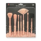 Kit 7 Pincel para Maquiagem Macrilan Salmão KP9-4