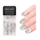 Kit Unhas Postiças Autocolantes c/ 30 Hello Mini OY334-36