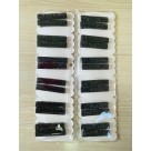 Presilha de Cabelo com Pedras Tipo Bico de Pato c/ 2 unidades